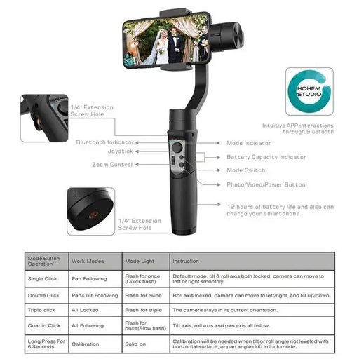 Handheld Smartphone Gimbal Stabilizer ARCHERWAREHOUSE