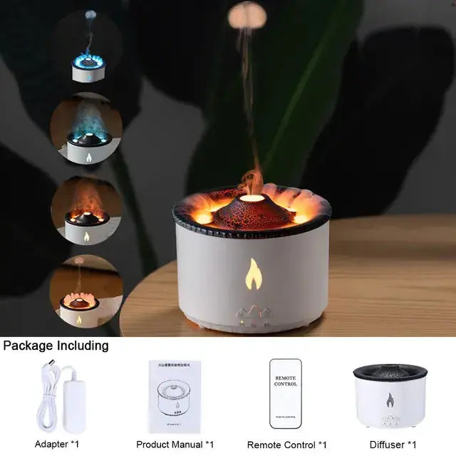 Volcano Fire Flame Air Humidifier ARCHERWAREHOUSE