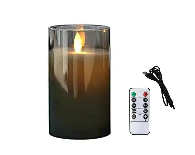 USB Rechargeable LED Pillar Candles ARCHERWAREHOUSE